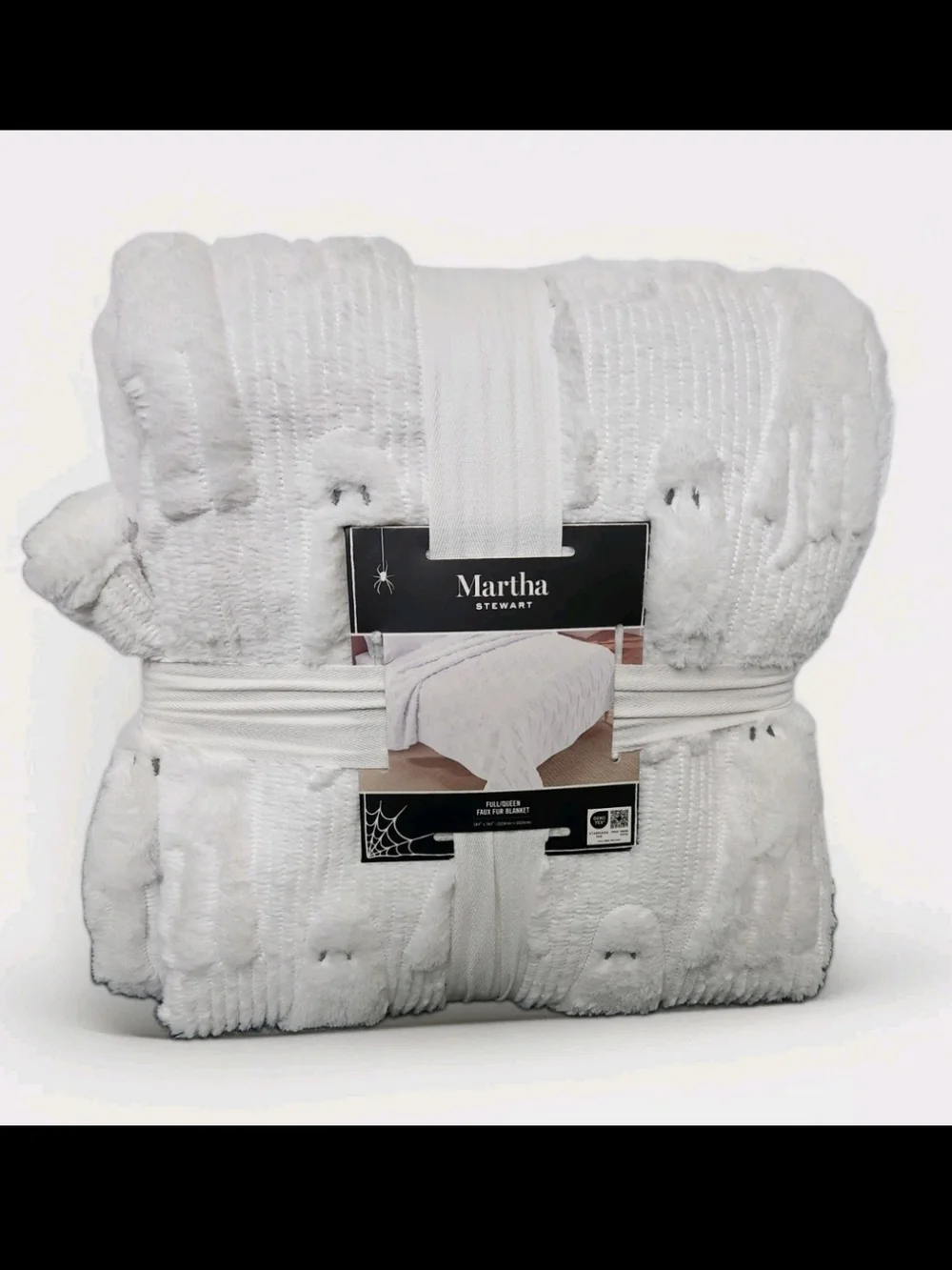 Martha Stewart Halloween Plush Blanket Soft Luxury Throw Blanket Full/Queen
